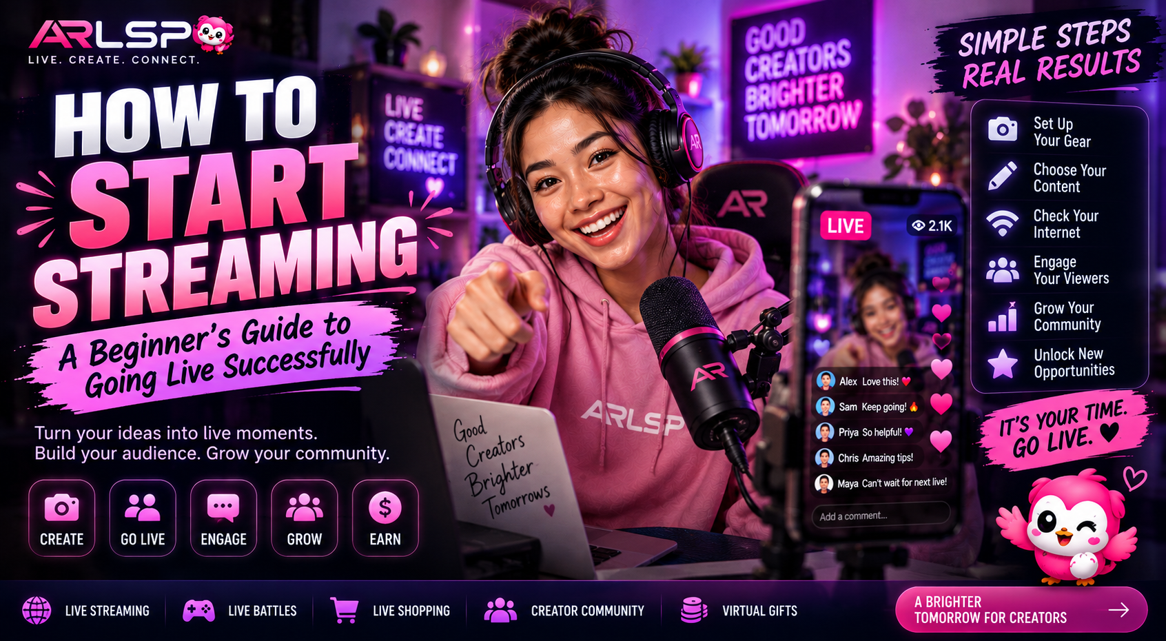how to start live streaming arlsp.com.png
